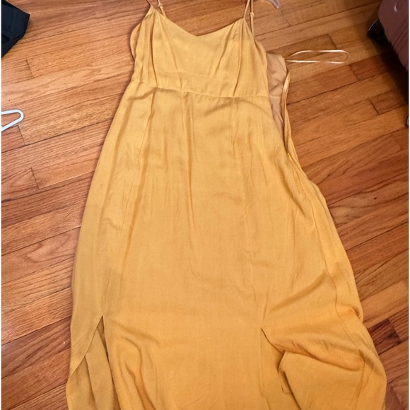 Yellow cotton maxi - Picture 2 of 4